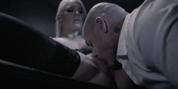 Busty blonde MILF licked well ahead of trying the man's cock the hard way - alphaporno.com on systemporn.com