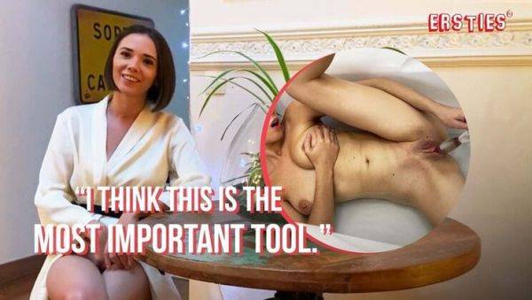 Hot German Amateur Eve Sweet Fingers Her Wet Pussy in Bathtub Before Using Glass Dildo - porntry.com - Germany on systemporn.com