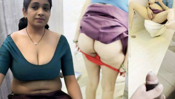 Desi Bhabhi Caught Changing Clothes - Doggy Fuck & Pee in Bathroom - xxxfiles.com - India on systemporn.com