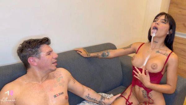 Stepdad fucks petite teen stepdaughter rough - Athenea Rose takes big cock - xxxfiles.com - Colombia on systemporn.com