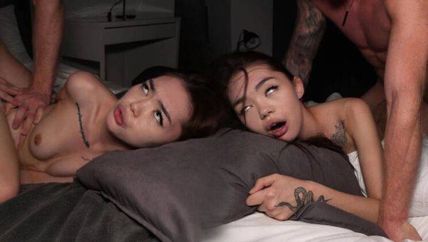 Hot Asian teen takes huge cock in her tight pussy - rough fuck & moaning - xxxfiles.com - Russia on systemporn.com