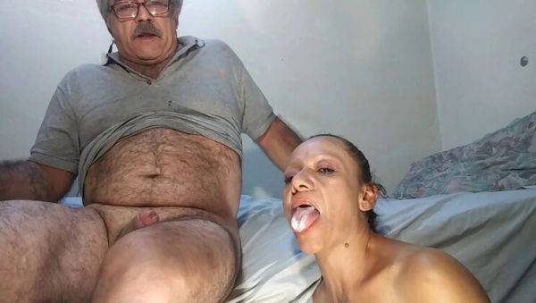 Horny Mexican Granny Bianca Deep Throat & Swallows Cum - Amateur Homemade Blowjob - xxxfiles.com - Mexico on systemporn.com
