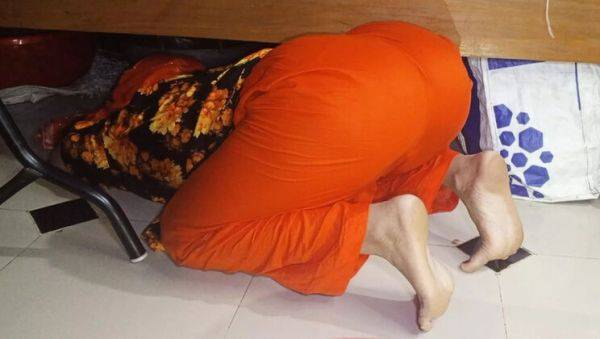 Bangladeshi Stepmom Stuck Under Bed - Step Son Fucks Her Hard Doggy Style - porntry.com - India on systemporn.com