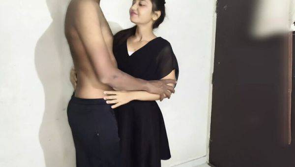 Hot Indian College Girl in Black Suit - Tight Pussy Fucked Hard by BBC - veryfreeporn.com - India on systemporn.com