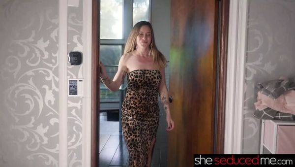 Hot Stepmom Seduces Me - Lesbian Threesome with Milana Ricci & Aderes Quin - porntry.com on systemporn.com