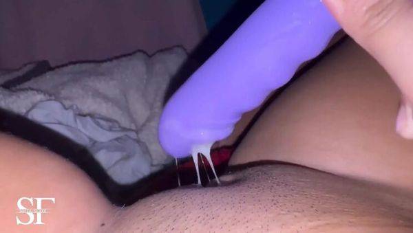 SofiasExxx Tests Her New Dildo in Tight Latina Pussy - Close-Up HD - veryfreeporn.com on systemporn.com