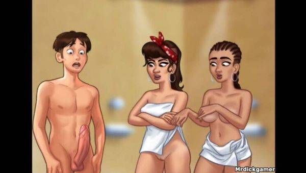 Hot Summertime Saga Hentai - Big Tits GF Gets Fucked Hard by Massive Cock - veryfreeporn.com - India on systemporn.com