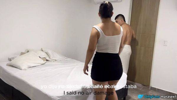 Hot Latina Maid Gives Amazing Blowjob and Fuck in POV - porntry.com - Colombia on systemporn.com