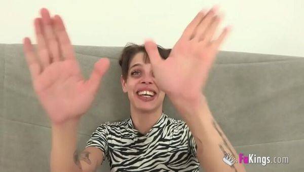 Iris Teen Takes Her First Huge Cock - Amateur Blowjob with Big Dick - xxxfiles.com - Spain on systemporn.com