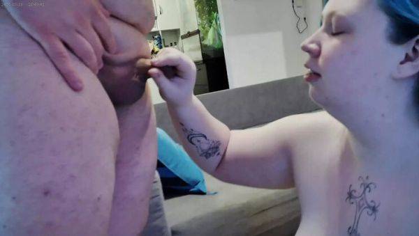 German Amateur Handjob - Bigbubskity Pleasures Two Guys & Makes Them Cum Hard - xxxfiles.com - Germany on systemporn.com