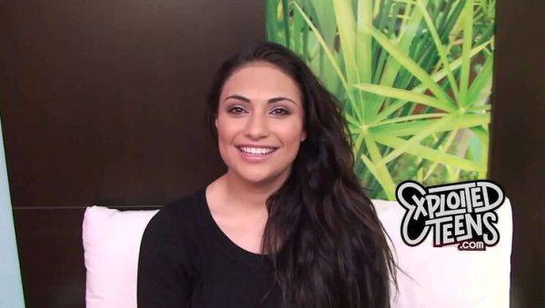 19 Year Old Brunette Teen Rikki Nyx Shows Off Her Natural D Cup Tits - Blowjob & Sloppy Fun - veryfreeporn.com on systemporn.com