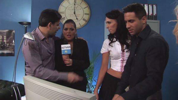 Tarra White Sucks And Fucks At The Same Time While Jasmines Tits Bounce- Titopia - videomanysex.com on systemporn.com