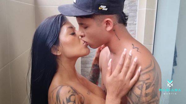 Danner Mendez And Mariana Martix - My Stepbrother Spies On Me And Leaves My Ass Covered In Cum - upornia.com - Colombia on systemporn.com