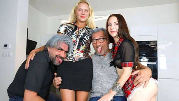 Hot Students Learn to Fuck Hard in Wild Foursome with MILFs - HD Porn - veryfreeporn.com on systemporn.com