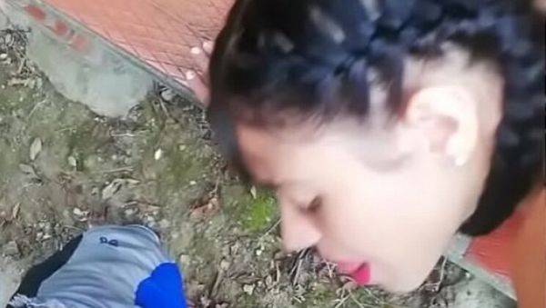 Hot Colombian Teen Estefani Gives Blowjob & Takes Cum in Public - Amateur POV Sex - xxxfiles.com - Colombia on systemporn.com