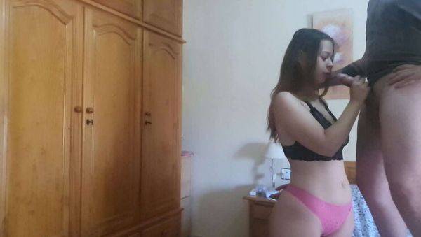 Hot Latina Stepcousin Ana Duro Deep Throats Huge Cock and Takes Cum in Mouth - veryfreeporn.com on systemporn.com