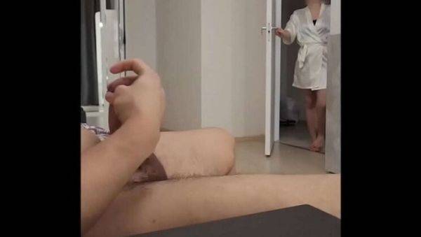 Stepmom Catches Step Son Jerking Off - Big Cock & Huge Cumshot - xxxfiles.com on systemporn.com