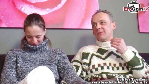 Hot German Teen Nikky Om Shares First MMF Threesome with GF - Amateur Casting Fuck - xxxfiles.com - Germany on systemporn.com