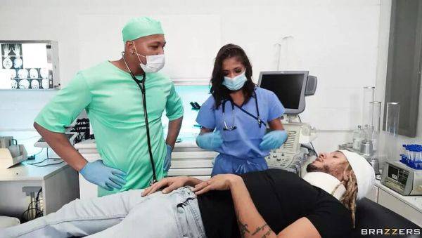 Nurse Ryan Reid sucks big cock and takes cumshot - Brazzers HD - xxxfiles.com on systemporn.com