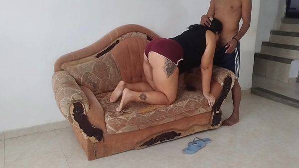 Stepdad In Perverted Fucks His Stepdaughter In Front Of His Fake Twin Stepsister Without Realizing It; She Is Her Nanny - desi-porntube.com - India on systemporn.com