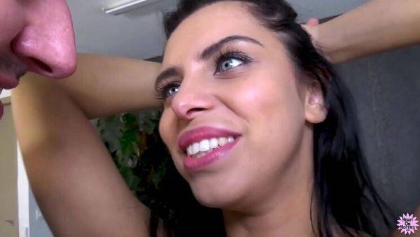 Russian Teen Kira Queen Takes a Full Facial and Hard Fuck - Blowjob & POV - veryfreeporn.com - Russia on systemporn.com