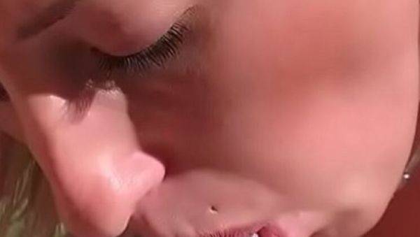 Hot German Teen Leonie Pur Swallows Cum in Backyard Quickie with Friends - porntry.com - Germany on systemporn.com