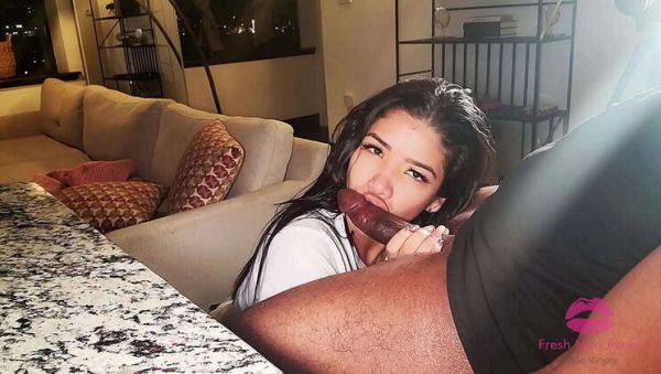 Hot Wife Lucy Latina Sucks Dick & Swallows Cum - Homemade Amateur Blowjob - porntry.com on systemporn.com