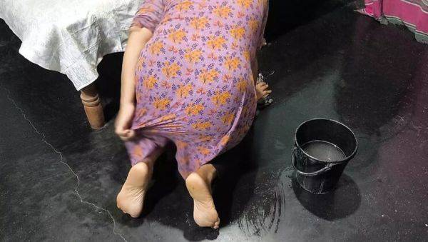 Desi Aunty Gets Dirty While Cleaning - Step Nephew Fucks Her Hard - porntry.com - India on systemporn.com