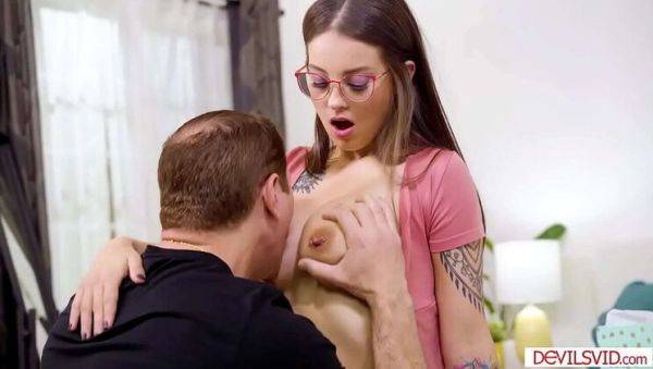 Big tits teen Maddy May gets fucked hard by stepdad - veryfreeporn.com on systemporn.com