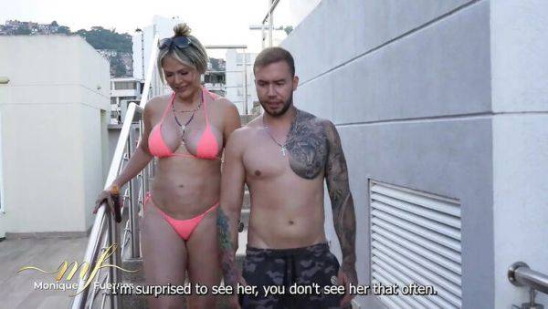 Horny Colombian MILF Monique Fuentes Fucks Young Neighbor Hard - Big Ass Latina Doggy Style & Cumshot - porntry.com - Colombia on systemporn.com