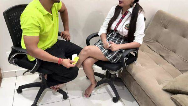 18yo Indian Schoolgirl Fucks Teacher in Hardcore BDSM Class - Full HD Movie - xxxfiles.com - India on systemporn.com