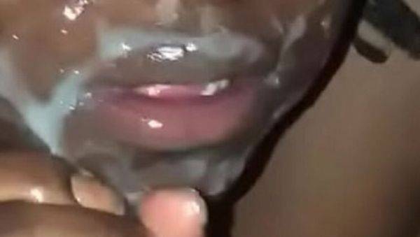 BBW Wife Sucking Hubby's Hard Dick With Cock Ring - NookieCookies - porntry.com on systemporn.com