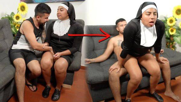Sinful Nun Takes Huge Creampie in Virgin Pussy - Hot Homemade MILF Action - veryfreeporn.com - India - Colombia on systemporn.com