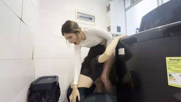 Hot Latina Stepsister Helps Me Wash Clothes - Lesbian Pussy Licking & Dirty Fun - veryfreeporn.com on systemporn.com