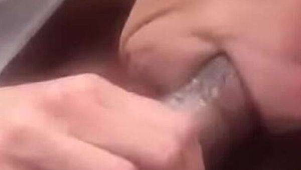 Blonde MILF Step Mom Deep Throats BBC in Car - Public Blowjob & Swallow - xxxfiles.com on systemporn.com