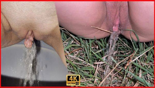 Amelia Queen Pissing in Public Toilets Compilation - Close-Up POV & Golden Shower Fun - veryfreeporn.com - Russia on systemporn.com