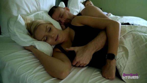 Blonde StepDaughter Vanessa Cage Fucks in Bed with StepDad - Threesome & Facial - porntry.com on systemporn.com