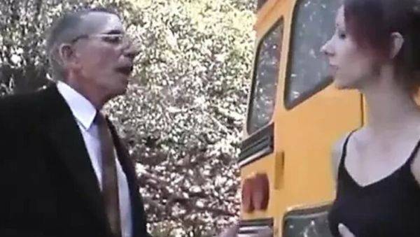 Young 19-Year-Old Babe Sucks Old Pig's Cock - Cum in Mouth & Swallowing - xxxfiles.com - Usa on systemporn.com