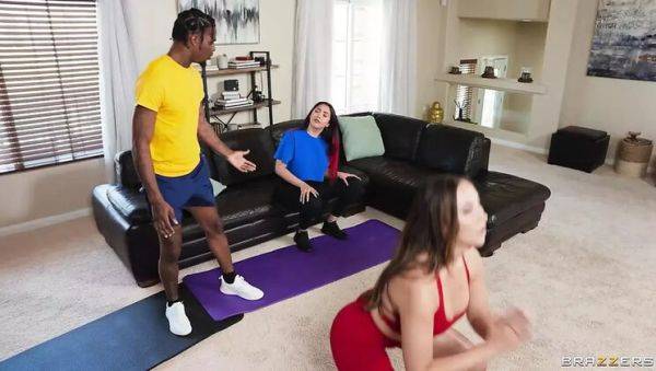 Melissa Stratton Reverse Cuckold Workout Fuck with Big Tits & Blowjob - veryfreeporn.com on systemporn.com