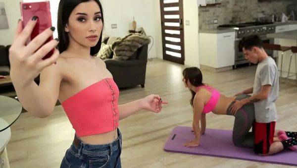 Step Mom and Step Son Yoga Session with Lexi Luna & Aria Lee - Big Tits, Big Ass, Hardcore Sex - xxxfiles.com on systemporn.com