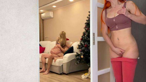 Russian Redhead Cheats on NYE - Fucking Wife's Sister Doggystyle & Cowgirl - Amateur Creampie with Subtitles - porntry.com - Russia on systemporn.com