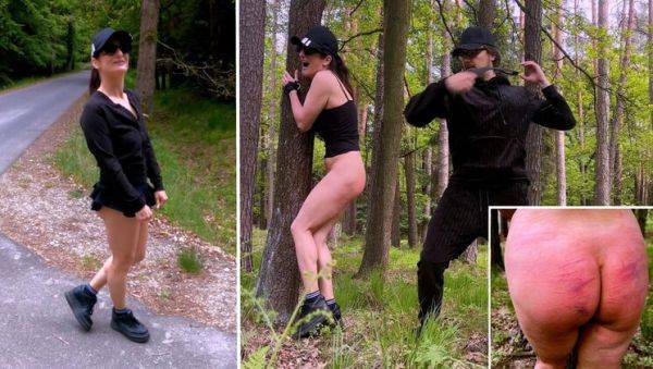Brutal Outdoor BDSM Punishment for Dirty Whore - Frivolous Pixie Screams in Pain - porntry.com - Czech Republic on systemporn.com