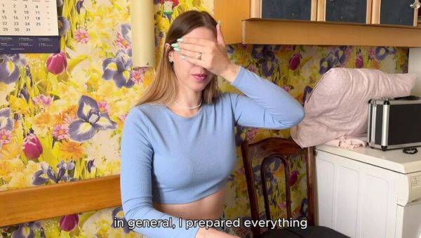 Blonde MILF Candy Or Dick? POV Blowjob & Big Cumshot On Her Face - veryfreeporn.com - Russia on systemporn.com