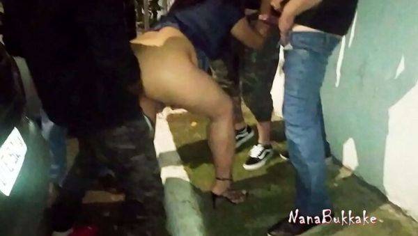 NanaBukkake Outdoor Public Sex - Slut Sucks & Fucks Strangers on the Street - xxxfiles.com on systemporn.com