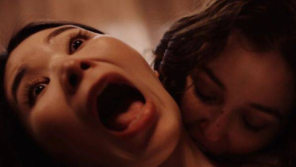 Hot Japanese Vampire Lesbian Sex - Rikako Katayama Dominated by Nerdy Leana Lovings in Gothic Horror Fuck - veryfreeporn.com - Japan on systemporn.com