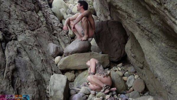 Blonde Cave Girl Gets Her Holes Destroyed by Big Cock in Wild Outdoor Fuck - veryfreeporn.com on systemporn.com