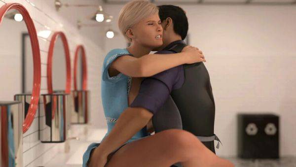 Christian Fucks Vivian in Public Restroom - Hot Cheating Wife with Big Tits - Full HD Uncensored - veryfreeporn.com on systemporn.com