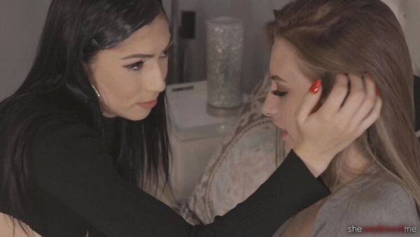 Hot Lesbian Roommates Judy Jolie & Kyler Quinn - Seduction, Pussy Eating & Ass Licking - porntry.com on systemporn.com