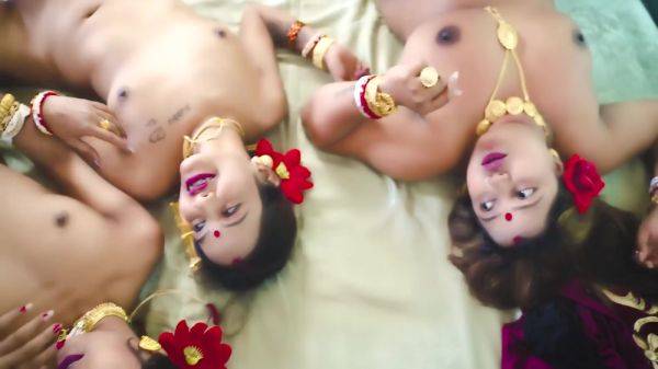 Desi Tharki Indian Jamindar Stepbrothers Share Their Four Wives At The Same Time For Real Gangbang ( Hindi Audio ) 28 Min - Bengali Bhabhi And Stepdad - desi-porntube.com - India on systemporn.com