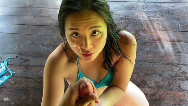 Public Pool Sex with College Teen - Blowjob & Facial Outdoor (Sukisukigirl & Andy Savage) - porntry.com on systemporn.com